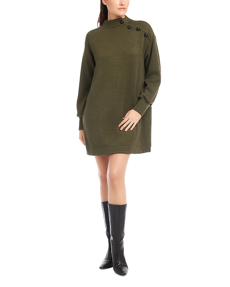 Fifteen Twenty Brenna Mock Neck Dress