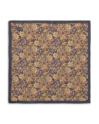 Floral Silk Pocket Square