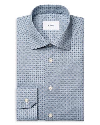 Slim Fit Geometric Shirt