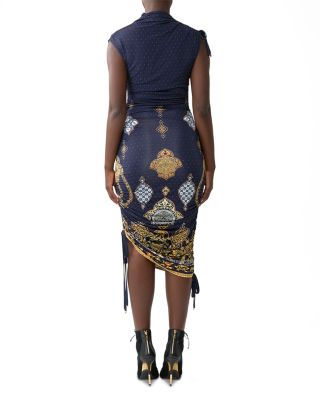 Embellished Asymmetric Dress