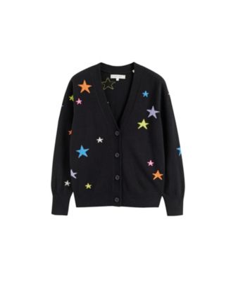 Women's Wool Cashmere Star Cardigan