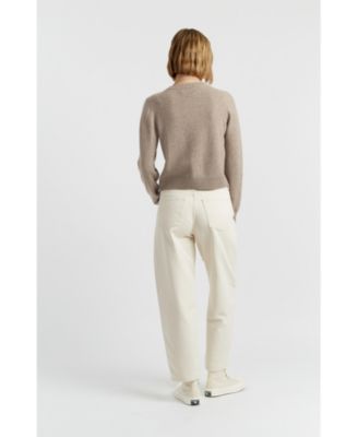  Women's Wool Cashmere Contract Pocket Cardigan