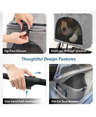  Essential Travois Tri Fold Pet Travel System XL with Detachable Carrier Pet Stroller