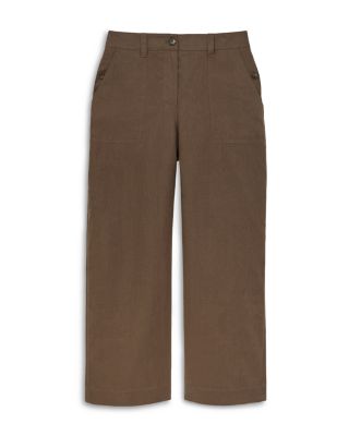 Petites Ashby Linen Wide Leg Pants