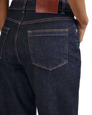 Selin Straight Leg Jeans in Dark Blue