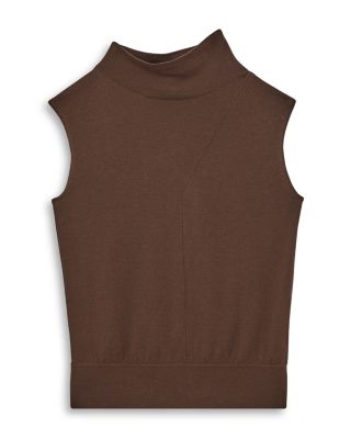 Harper Wool Sleeveless Slouch Neck Top