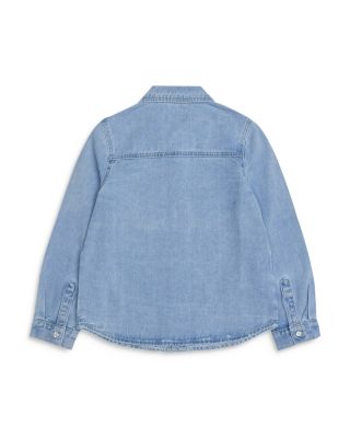 Boys' Button Front Denim Shirt - Big Kid
