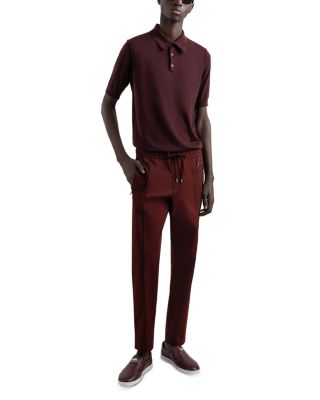 Short Sleeve Cashmere Polo Shirt