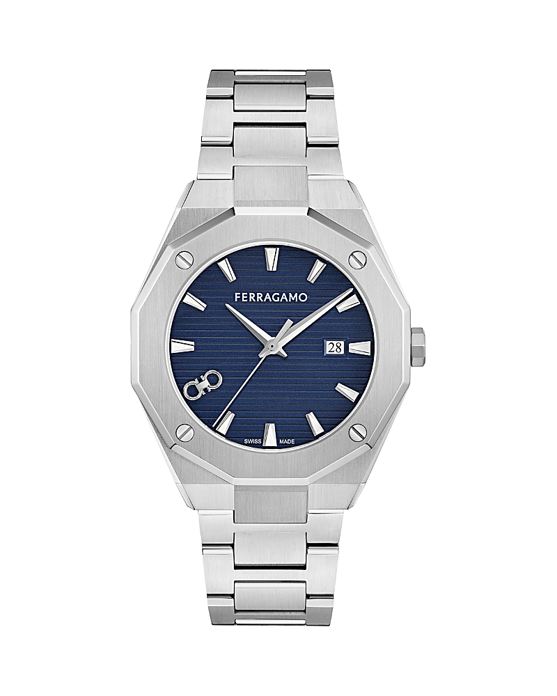 Ferragamo Edge Bracelet Watch, 40mm