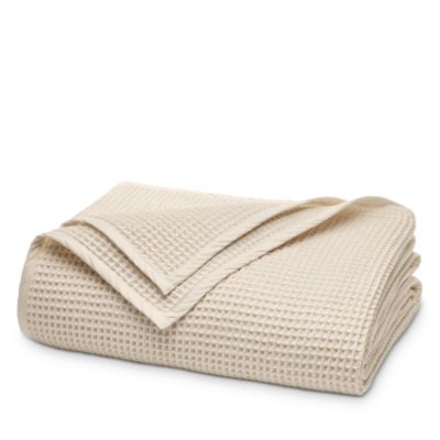 Waffle Organic Cotton Bed Blanket, Full/Queen