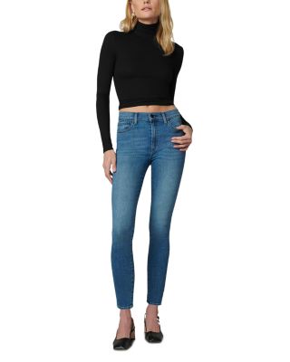 The Charlie High Rise Ankle Skinny Jeans in Impressed
