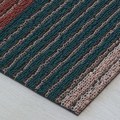 Pleat Stripe Shag Rug, 24" x 36"
