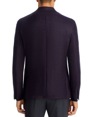 Loro Piana Wool & Silk Fabric Textured Solid Unstructured Regular Fit Sport Coat - Exclusive
