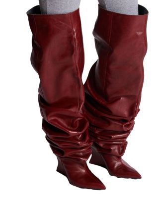 Women's Wedge Thigh-High Boots