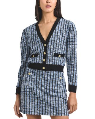 Alira Stretch Tweed Mini Skirt