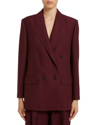 Fluid Bordeaux Blazer