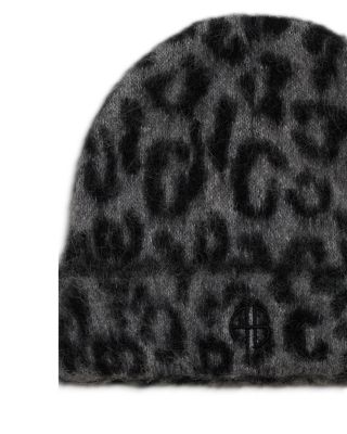 Elia Leopard Print Beanie