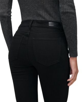 Mara Straight Mid Rise Instasculpt™ Ankle Jeans in Black