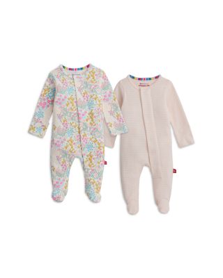 Girls' Cotton Footie Two-Pack Bundle - Baby