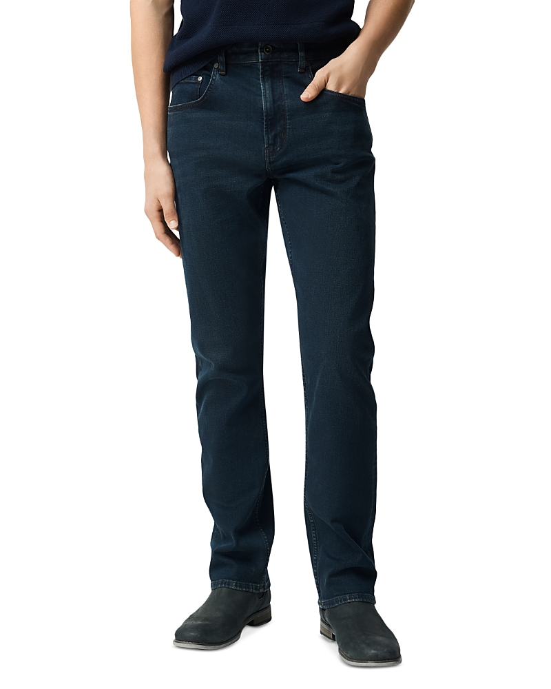 Rodd & Gunn Linden Relaxed Fit Italian Denim Jeans in Blue Black