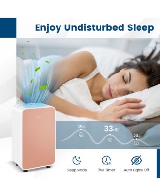  Portable 32 Pints/Day Dehumidifier for Home Basement with 3 Modes