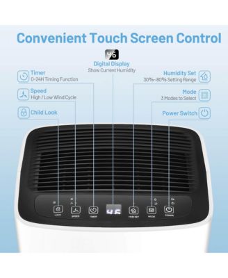  24 Pints 1500 Sq. Ft Portable Dehumidifier For Medium To Large Spaces