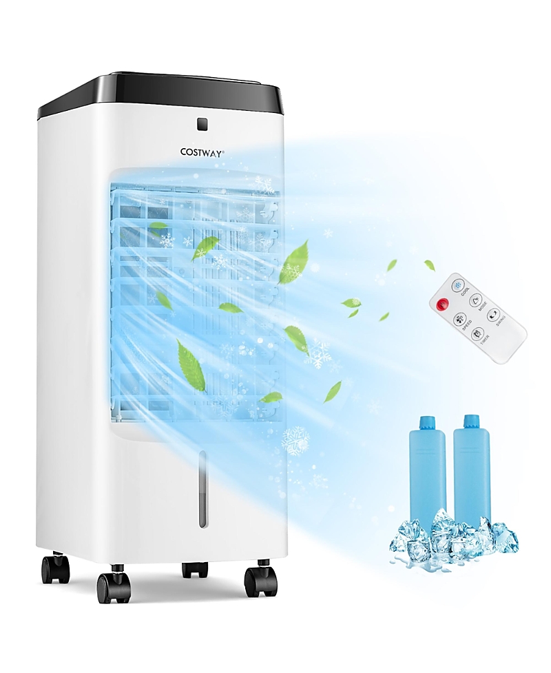 Costway 4-in-1 Evaporative Air Cooler With Fan & Humidifier In Multi