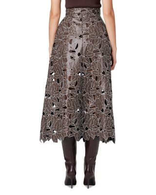 Stacy Faux Leather Skirt