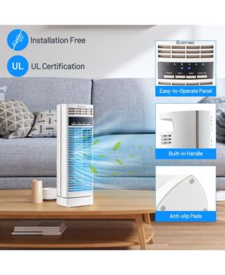 14'' Mini Oscillating Tower Fan Electric Desk Fan with 3 Speed & Timer