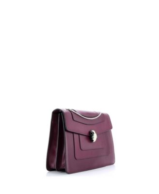  Large Serpenti Forever Square Shoulder Bag Leather