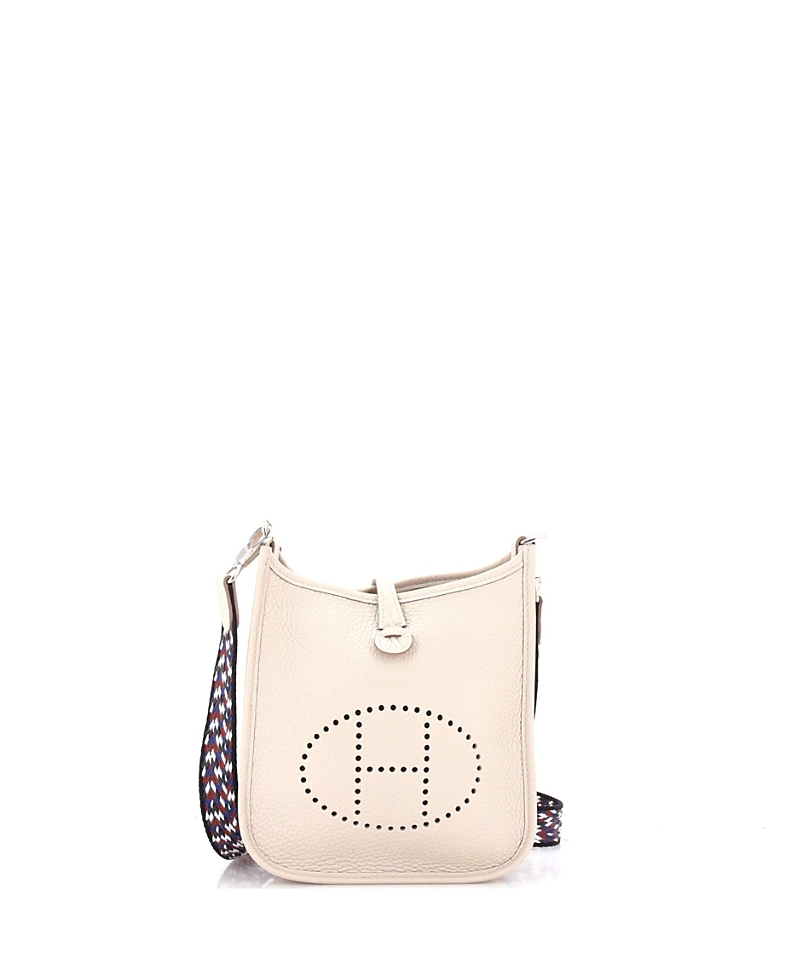 Pre-owned Pre-owned Hermes Hermes Tpm Evelyne Bag Gen Iii Clemence In Neutral