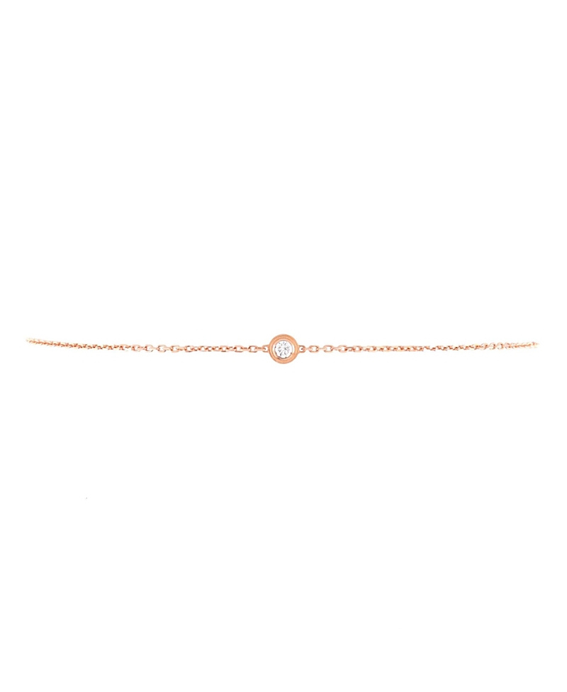 Pre-owned Pre-owned Cartier Cartier Small D'amour Bracelet 18k Rose Gold And Diamond