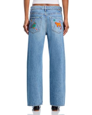 The Dodger Flood High Rise Jeans in That's All Folks