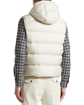 Man Hooded Puffer Vest