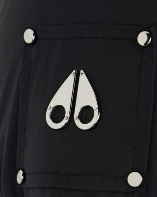 Belle Dune Shearling Trim Down Coat