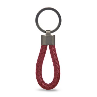 Braided Leather Key Ring