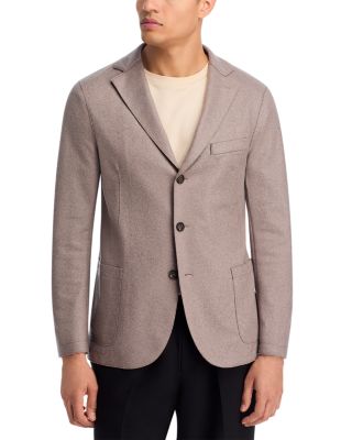 Flannel Slim Fit Sport Coat with Removable Full Zip Hoodie