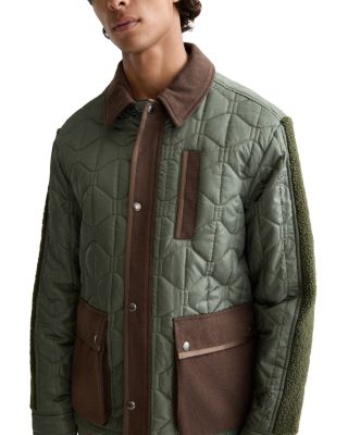 Quilted Military Jacket