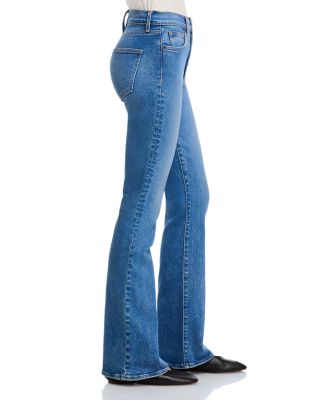 Beverly Loafer High Rise Skinny Flare Jeans in Ripple Haze