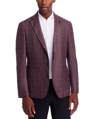 Crown Crafted Claren Plaid Tailored Fit Soft Sport Coat