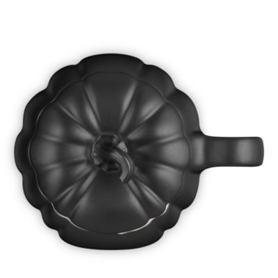 Stoneware Pumpkin Mug with Lid