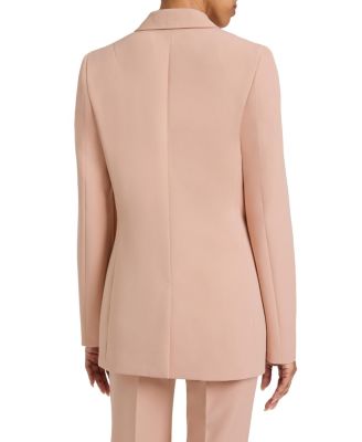 Juno Double Button Jacket in Soft Stretch Crepe