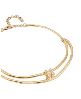  Twin Radiance Collar Necklace