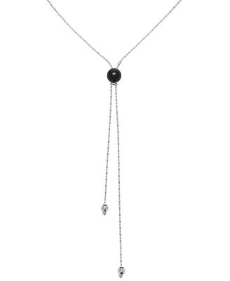  Black Murano Slider Pendant