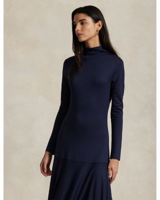 Ponte Turtleneck Maxidress