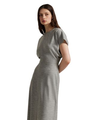 Ralph Lauren Women's Wool-Blend Dolman Dress - Size M in Light Smoke Heather Ralph Lauren Wool Blend Dolman Dress | Bloomingdale's