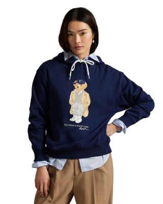 Polo Bear Fleece Hoodie Sweatshirt
