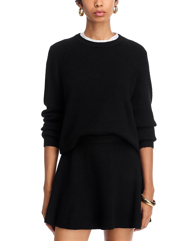 French Connection Vhari Knit Classic Sweater In Black