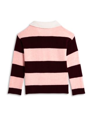 Girls' Striped Rugby Sweater, Big Kid - Exclusive