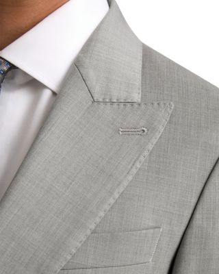 Inspire Slim Fit Peak Lapel Wool Blazer